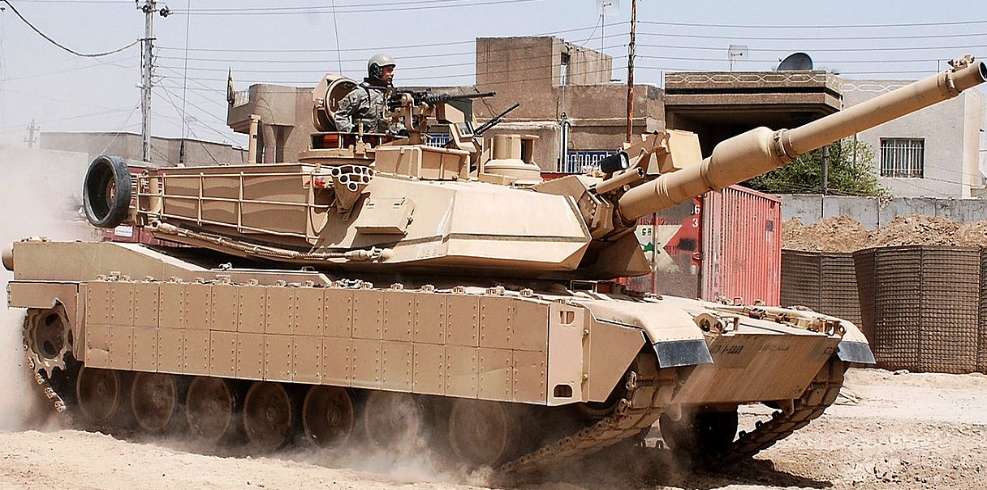 us army tanks picture in Wikipedia 2025 में युद्ध की भविष्यवाणी
