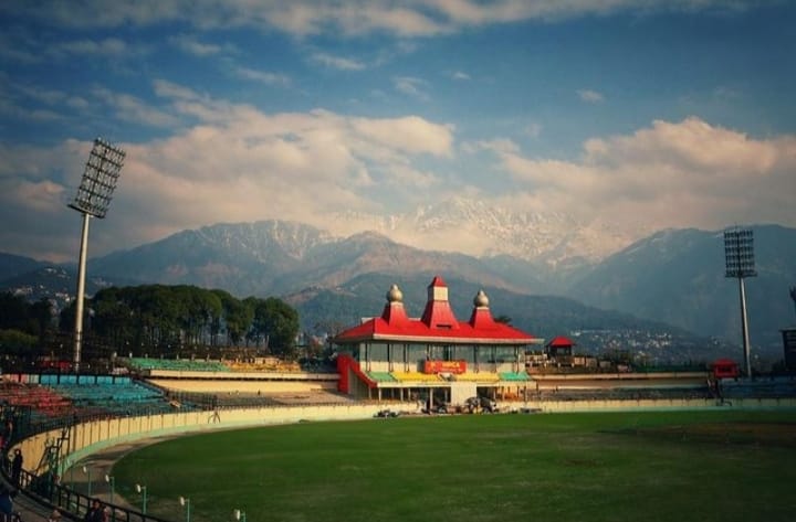 Dharamshala Cricket Stadium, Himachal Pradesh 