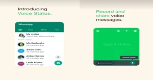 WhatsApp voice Status Update