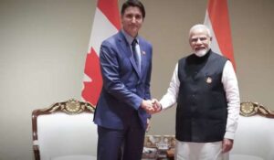 Jastin Trudeau and Narendra Modi